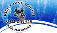 Rick's Dive School logo