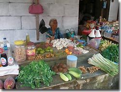 Market stall in Banda,Indonesia