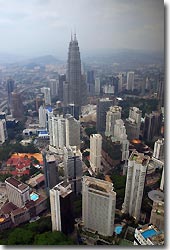 Kuala Lumpur as seen from KL tower