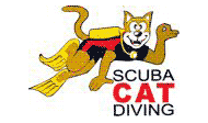 Scuba Cat Diving logo