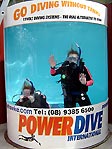 SCUBA dive tank