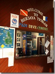 BErjaya Resort Dive Shop at Tioman Island