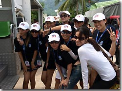 Volunteers at Tioman Island