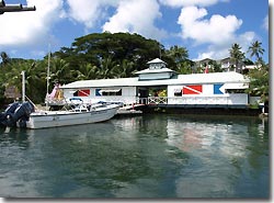 Traders' Ridge had its own dive shop, Yap, Micronesia.