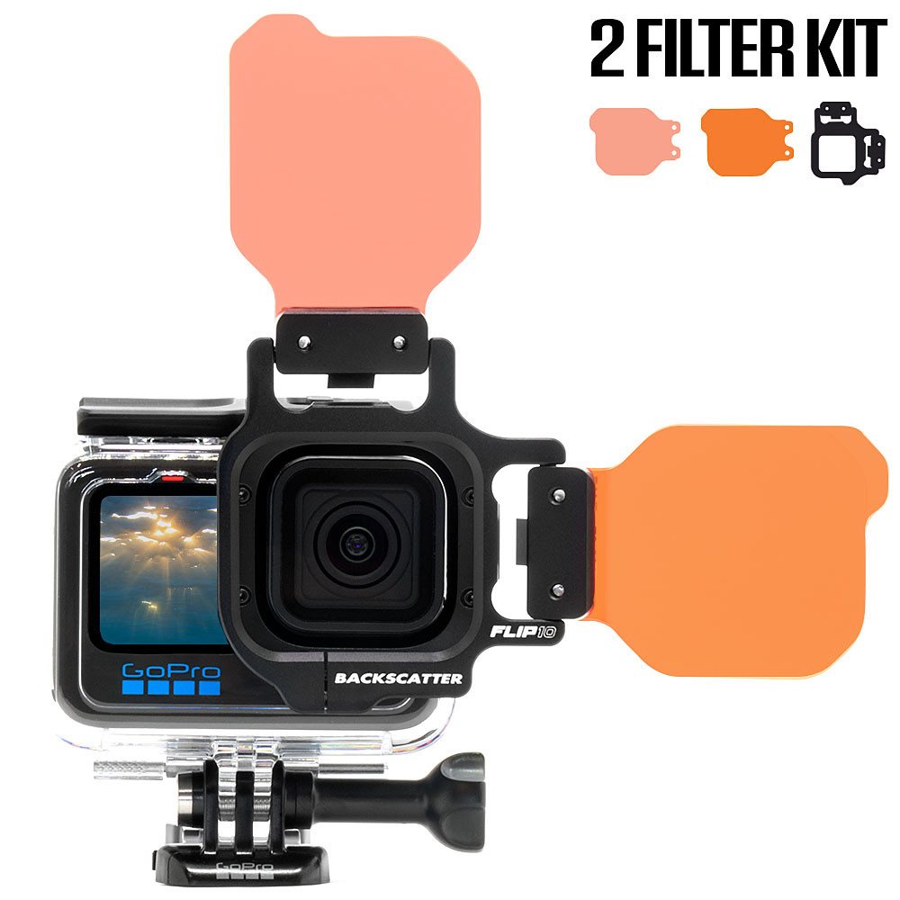 FLIP11 Two Filter Kit with DIVE & DEEP Filters for GoPro 5, 6, 7, 8, 9, 10, 11 and 12
