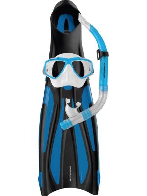 Mirage Barracuda Adult Silicone Mask, Snorkel & Fin Set