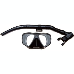 Mirage Adult Carbon Mask and Snorkel Set