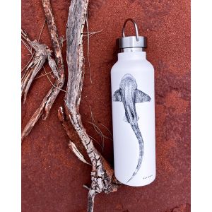 Underwater X Elk Draws Stainless Steel Insulated Water Bottle for Mental Health - Leopard Shark