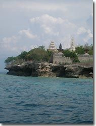 Temples at Menjangan Island, Indonesia